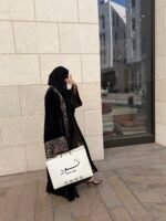 ⁦عبايه ليل -كود L 03⁩ - الصورة ⁦8⁩